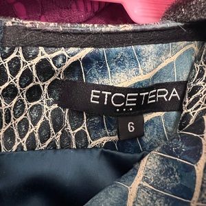 Mid length Snake Print Skirt